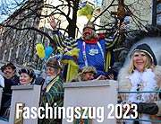 Fasching 2023: 16. "Damische Ritter" Faschingszug München 2023 am 12.02.2023 (©Foto: Martin Schmitz)